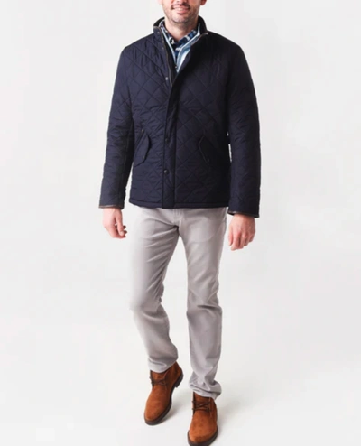 Pre-owned Barbour Powell Riding Outdoor Barn Jacket Coat In Navy Msrp$330 Great Reviews In Blue