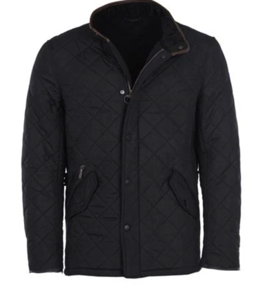 Pre-owned Barbour Powell Riding Outdoor Barn Jacket Coat In Navy Msrp$330 Great Reviews In Blue