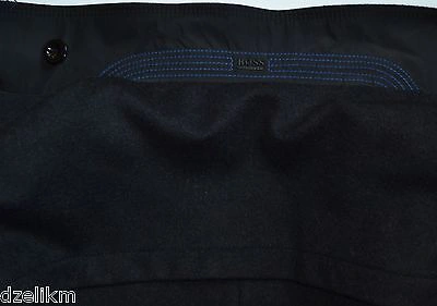 Pre-owned Hugo Boss Black Label By  Jacket Wool Coat Jacket (peacoat) In Browns