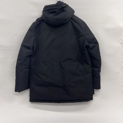 Pre-owned Hugo Boss Men's Demos Regular-fit Parka In Black