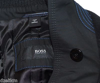 Pre-owned Hugo Boss Black Label By  Jacket Wool Coat Jacket (peacoat) In Browns