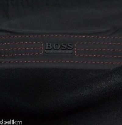 Pre-owned Hugo Boss Black Label By  Jacket Wool Coat Jacket (peacoat) In Browns