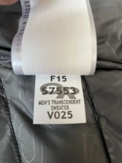 Pre-owned Outdoor Research Transcendent Alpine 650 Fill Down Jacket Men's Medium -black