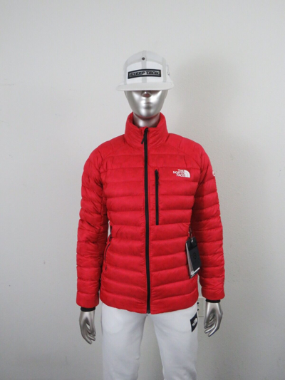 Pre-owned The North Face Womens  Summit Breithorn 800-down Full Zip Insulated Jacket - Red In Tnf Red