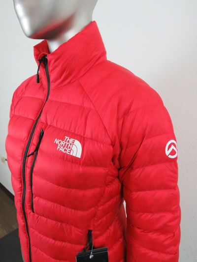 Pre-owned The North Face Womens  Summit Breithorn 800-down Full Zip Insulated Jacket - Red In Tnf Red