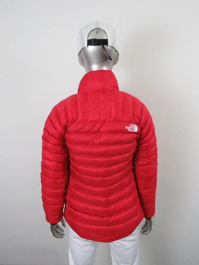 Pre-owned The North Face Womens  Summit Breithorn 800-down Full Zip Insulated Jacket - Red In Tnf Red