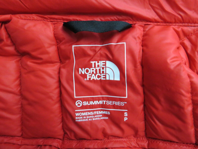 Pre-owned The North Face Womens  Summit Breithorn 800-down Full Zip Insulated Jacket - Red In Tnf Red
