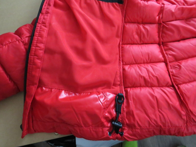Pre-owned The North Face Womens  Summit Breithorn 800-down Full Zip Insulated Jacket - Red In Tnf Red