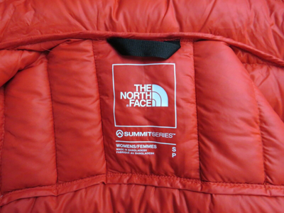 Pre-owned The North Face Womens  Summit Breithorn 800-down Hoodie Insulated Jacket - Red In Tnf Red
