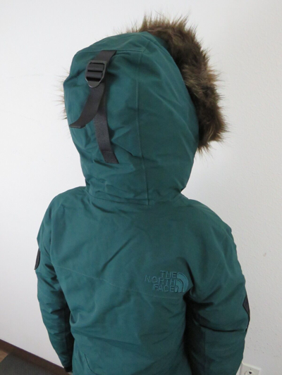 Pre-owned The North Face Womens  Expedition Mcmurdo 700-down Warm Parka Jacket Green In Ponderosa Green