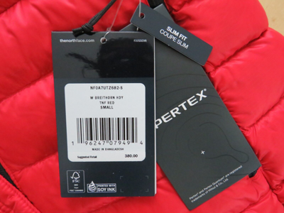 Pre-owned The North Face Womens  Summit Breithorn 800-down Hoodie Insulated Jacket - Red In Tnf Red