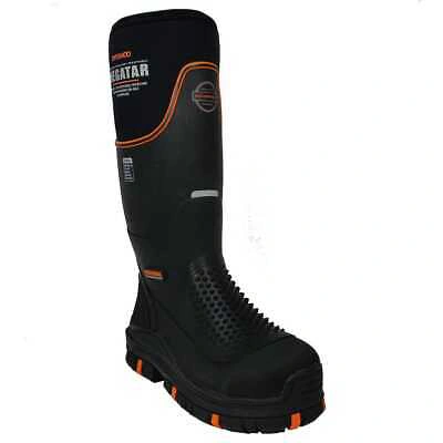 Pre-owned Dryshod Megatar Black/orange Size 13 Boots Meg-mh-bk-m13