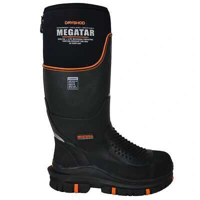 Pre-owned Dryshod Megatar Black/orange Size 9 Boots Meg-mh-bk-m09