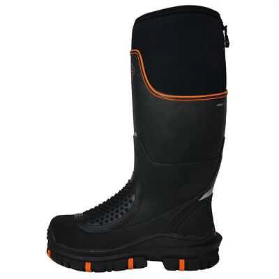 Pre-owned Dryshod Megatar Black/orange Size 9 Boots Meg-mh-bk-m09