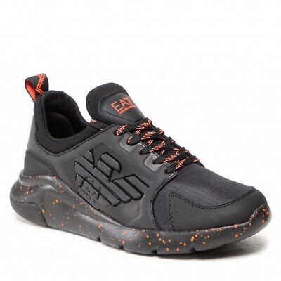 EA7 Pre-owned Shoes Sneaker Emporio Armani  Man Sz. Us 6,5 X8x057xk217 Q217 Black