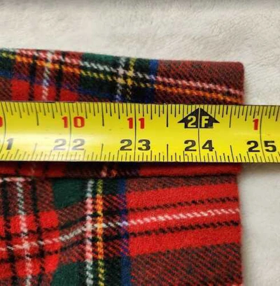 Pre-owned J.crew Factory Men's J Crew Factory Tartan Plaid Christmas Thompson Slim Fit Blazer Jacket In Red