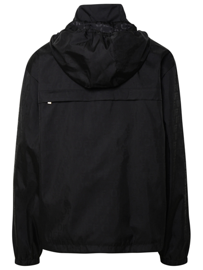 Shop Off-white Black Nylon Jacket Man