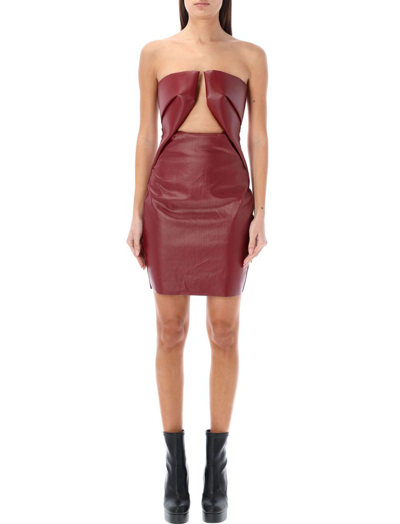 Shop Rick Owens Prong Cut In Red