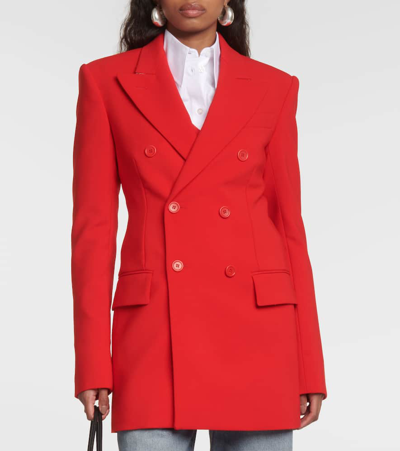 Sportmax Vischio Double-breasted Jacket In Pink