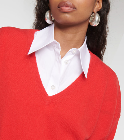 Shop Sportmax Etruria Wool And Cashmere Sweater In Pink
