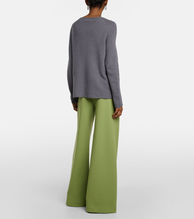 S Max Mara Georg Wool-blend Sweater In Grey