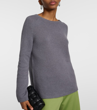 S Max Mara Georg Wool-blend Sweater In Grey