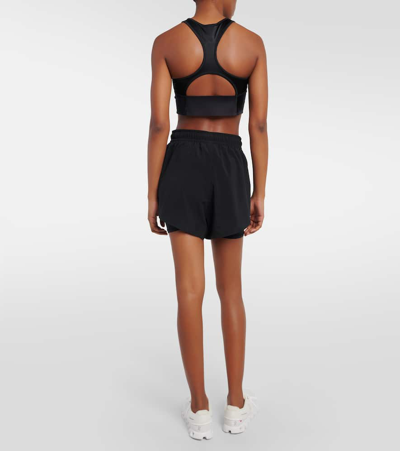 Shop Adidas By Stella Mccartney Truepurpose High-rise Shorts In Black