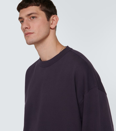 Shop Dries Van Noten Cotton Sweatshirt In Blue