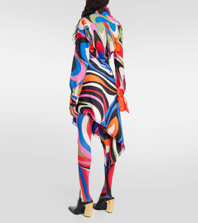 Shop Pucci Iride Tights In Multicoloured