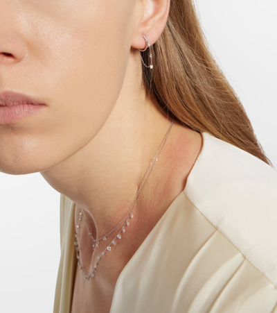 Persée 18kt Gold Single Earring With Diamonds In White
