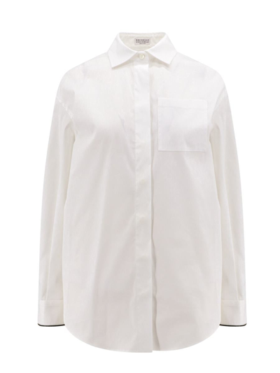Shop Brunello Cucinelli Shirt In White
