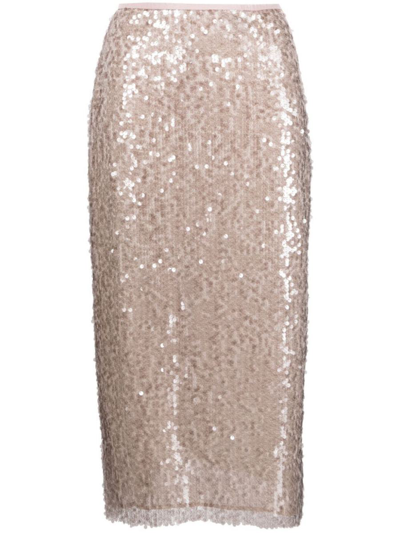 Shop Msgm Sequin Skirt Clothing