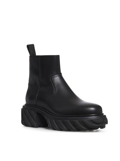 Shop Off-white Boots Ankle Shoes In Black