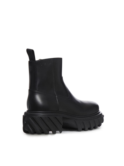 Shop Off-white Boots Ankle Shoes In Black
