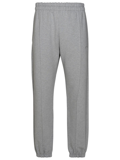 Shop Gcds Grey Cotton Track Pants