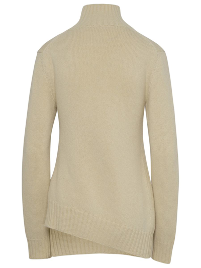 Shop Jil Sander Ivory Yack Blend Turtleneck Sweater In Cream