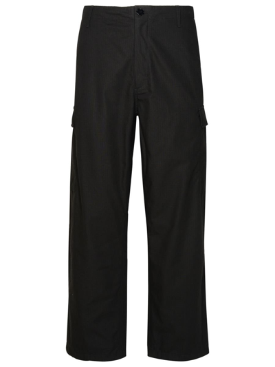 Shop Kenzo Cargo Pants In Black