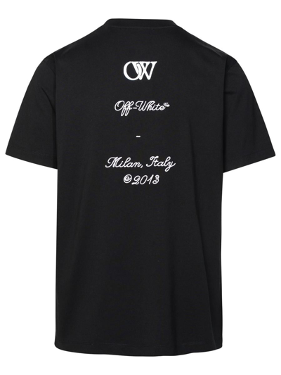 Shop Off-white 'logo 23' Black Cotton T-shirt