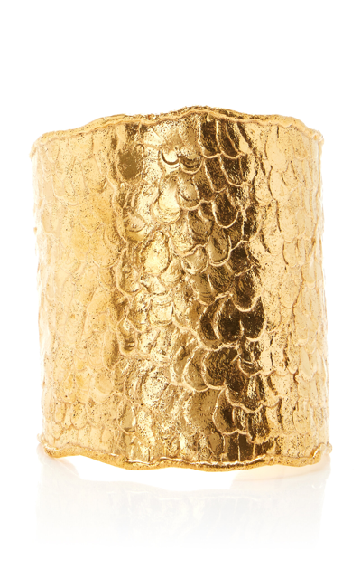 Shop Sylvia Toledano Swan 22k Gold-plated Cuff