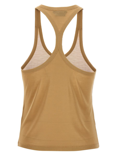 Shop Tom Ford Silk Tank Top In Gold