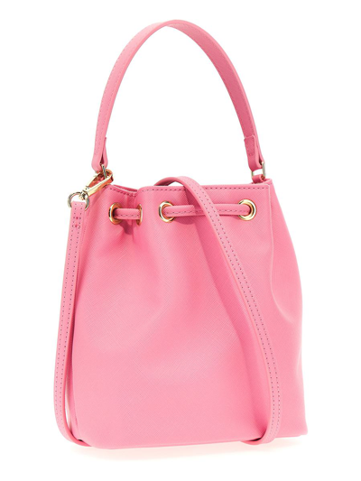 Shop Twinset 'portatutto' Bucket Bag In Pink