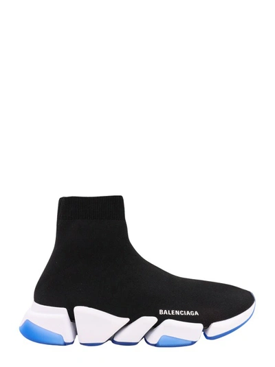 Shop Balenciaga Recycled Knit Sneakers In Black