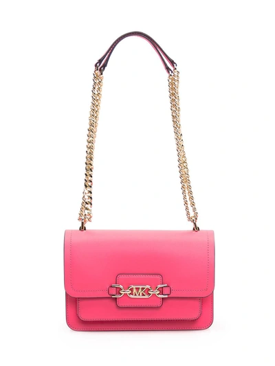 Shop Michael Michael Kors Heather Bag In Pink