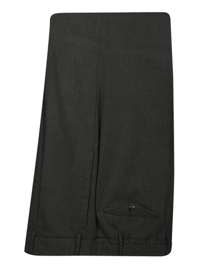 Shop Dell'oglio Black Wool-blend Suit