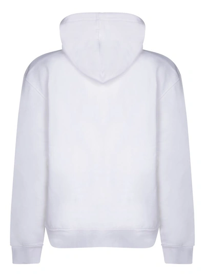 Shop Jacquemus White Hoodie Sweatshirt