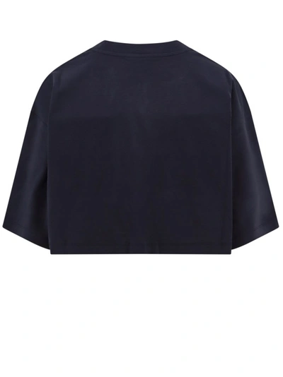 Shop Marni Cotton T-shirt With Frontal Logo In Black