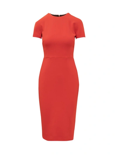 Shop Victoria Beckham Dress In Red