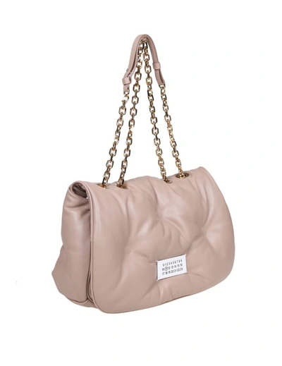 Shop Maison Margiela Glam Slam Bag In Mtelasse' Leather In Pink