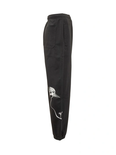 Shop Y-3 Gfx Pants In Black