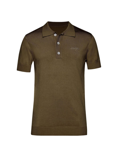 Shop Ser.o.ya Men's Rafael Polo Shirt In Fort Green